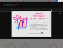 Tablet Screenshot of fiberhost.hu